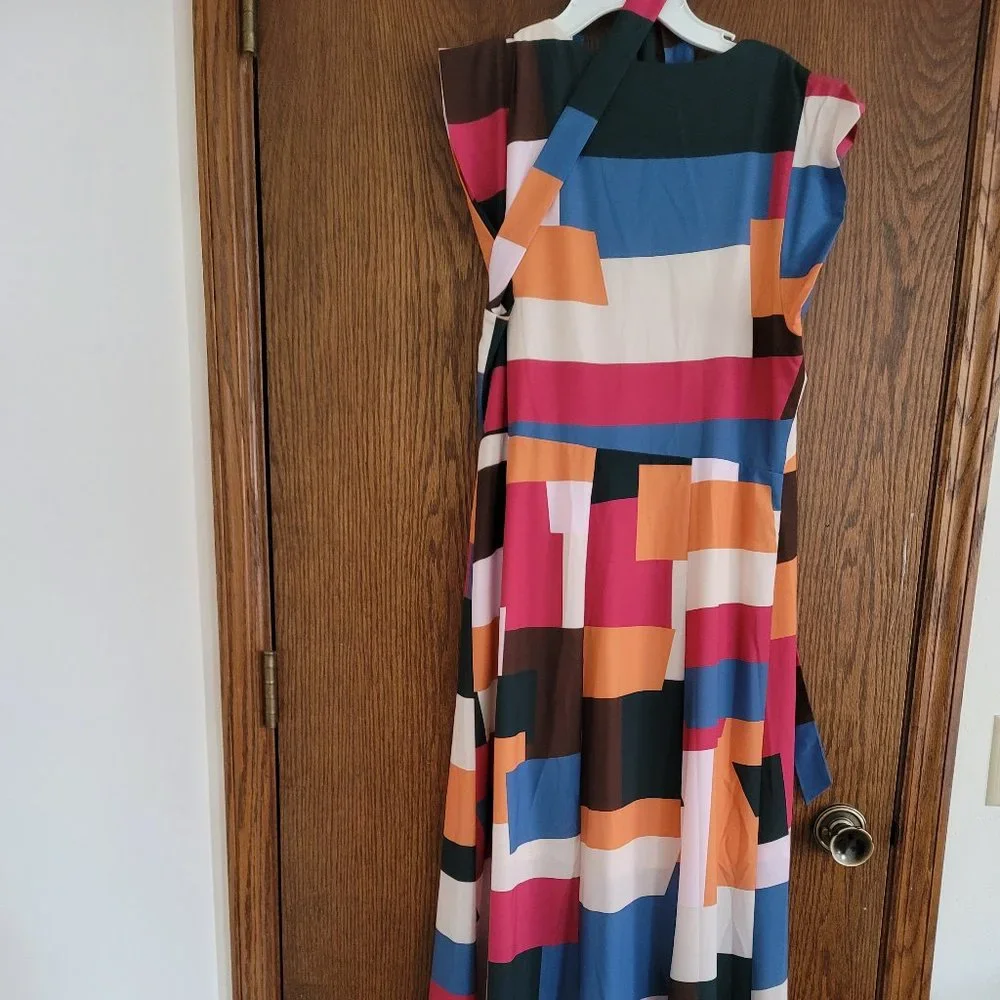 Hutch Multicolor Geometric Maxi Dress